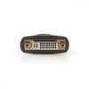 Nedis HDMI aljzat - DVI-D aljzat toldó adapter, aranyozott (CVGP34911BK)