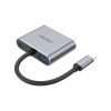 Unitek Prémium Hub USB C HDMI VGA USB-A és PD 100W (D1049A)