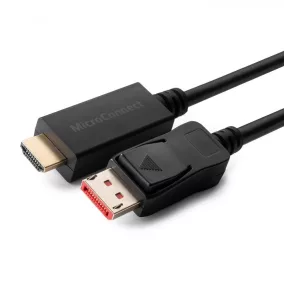   MicroConnect Displayport - HDMI 4K 60Hz kábel 0.5m (DP-HDMI-0504K)