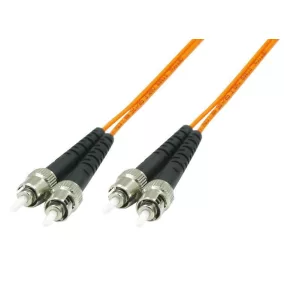   MicroConnect multimódusú üvegszálas kábel 62,5/125 (OM1), ST-ST duplex, 2m (FIB110002)