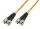 MicroConnect multimódusú üvegszálas kábel 62,5/125 (OM1), ST-ST duplex, 2m (FIB110002)