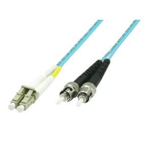   MicroConnect LC - ST multimode duplex OM3 kábel 5m (FIB412005)