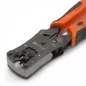 Handy RJ45, RJ12, RJ11 krimpelő fogó kábeltesztelővel (10178)