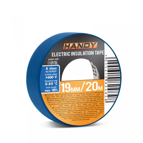 Handy-szigeteloszalag-19mm-20m-kék-11097BL