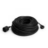 Delight hálózati lengő hosszabbító kábel 50m fekete (20509BK)