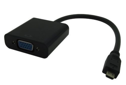 Microconnect micro HDMI apa - VGA anya adapter (HDMIDVGAB)