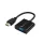 Microconnect HDMI VGA átalakító adapter hangtámogatással (HDMVGA2B)