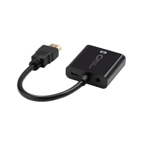 Microconnect HDMI VGA átalakító adapter hangtámogatással (HDMVGA2B)