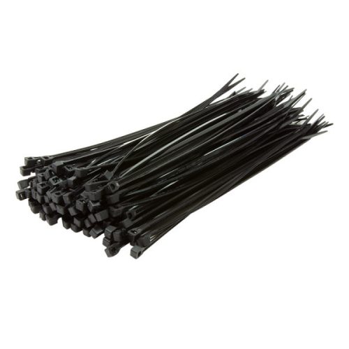 Logilink kábelkötegelő szett, 100db, 20cm fekete (KAB0003B)