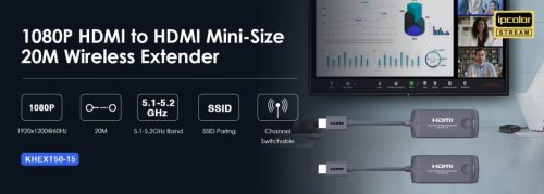 PremiumCord HDMI 1.3 wireless extender Full HD up to 20m (KHEXT50-15)