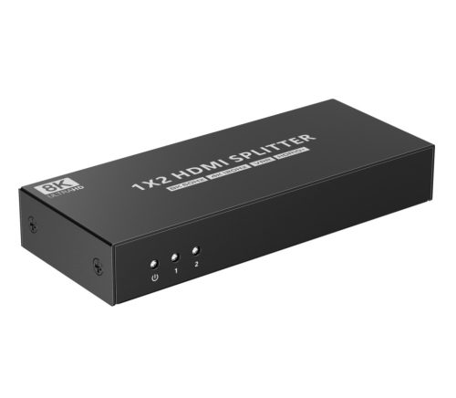 PremiumCord 2 Portos HDMI elosztó splitter 8K 60Hz (KHSPLIT2F)