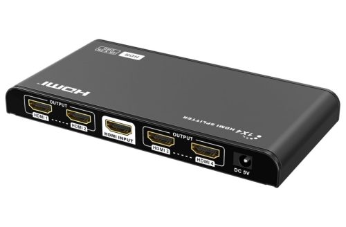 PremiumCord 4 Portos HDMI elosztó splitter 4K 60Hz (KHSPLIT4F)