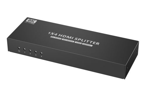 PremiumCord 4 Portos HDMI elosztó splitter 8K 60Hz (KHSPLIT4F)