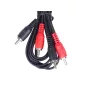   PremiumCord 2db RCA - 2db RCA sztereó audio kábel 5m (KJACKCMM2-5)
