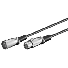   PremiumCord XLR sztereó 3 pólusú hosszabbító kábel 2m (KJACKXLR02)