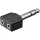 PremiumCord 6.35 sztereó dugó - 2 x 3.5 jack sztereó aljzat adapter (CAGP23922BK)