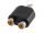 PremiumCord 2X RCA anya - RCA apa adapter (KJR-05)