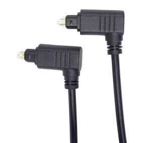 PremiumCord toslink optikai 90 fokos kábel 1m (KJTOS4-1)