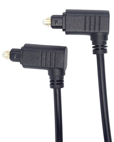 PremiumCord toslink optikai 90 fokos kábel 1m (KJTOS4-1)