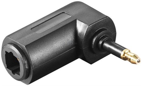 PremiumCord Optkai (Toslink) - 3.5mm mini Toslink 90 fokos átalakító adapter (KJTOSRED11)