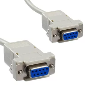   PremiumCord DB9 aljzat - DB9 aljzat nullmodem kábel 2m (KLS2-1)