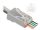 MicroConnect RJ45 FTP Cat6A csatlakozó dugó 10db (KON512-10)