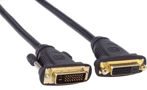 PremiumCord DVI-D dual link hosszabbító kábel 10m (KPDVIMF10)