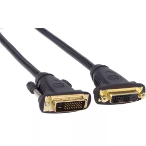   PremiumCord DVI-D dual link hosszabbító kábel 5m (KPDVIMF5)