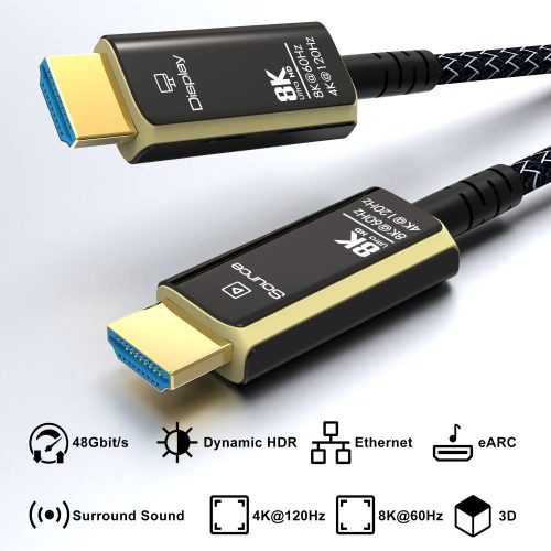 PremiumCord HDMI 2.1 8K 60Hz AOC kábel 7m (KPHDM21T07)