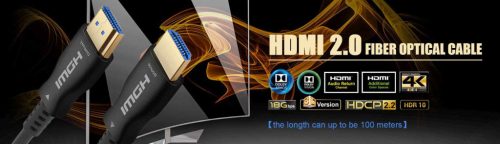 PremiumCord HDMI 2.0b aktív optikai kábel 4K 60Hz 15m (KPHDM2X15)