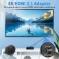   Premiumcord HDMI 270 fokos fordító 8K 60Hz adapter (KPHDMA-40)