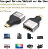 PremiumCord HDMI anya - micro HDMI apa 8K 60Hz átalakító adapter (KPHDMA-44)