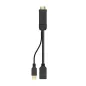   PremiumCord HDMI 2.0 to Displayport 1.2 4K 60Hz átalakító (KPORTAD22)