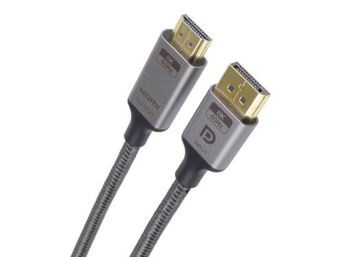 Premiumcord Displayport 1.4 - HDMI 2.1 8K 60Hz kábel 2m (KPORTADK05-02)