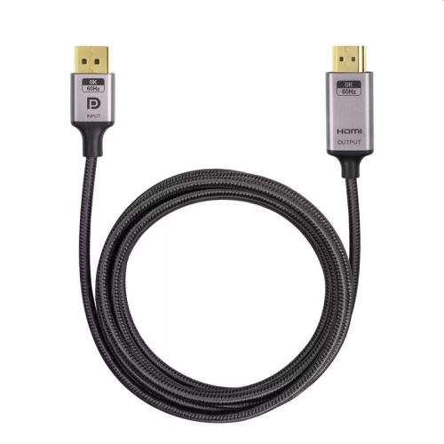 Premiumcord Displayport 1.4 - HDMI 2.1 8K 60Hz kábel 2m (KPORTADK05-02)