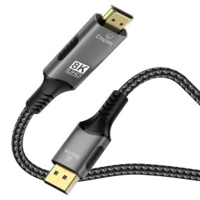   Premiumcord Displayport 1.4 - HDMI 2.1 8K 60Hz kábel 2m (KPORTADK06-02)