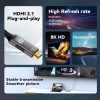 Premiumcord Displayport 1.4 - HDMI 2.1 8K 60Hz kábel 2m (KPORTADK06-02)