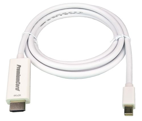 PremiumCord mini Displayport - HDMI 2.0 4K 60Hz kábel 2m (KPORTADMK04-02)