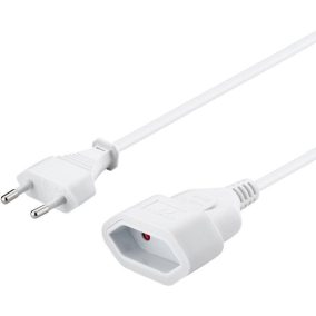   PremiumCord 2 eres hálózati hosszabbító kábel 2m (KPSM2W)