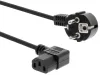 PremiumCord C13 hajlított PC tápkábel 2m ( KPSP2-90)