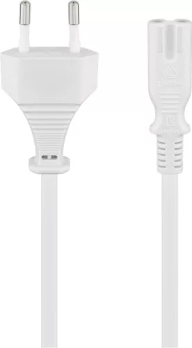 PremiumCord euro C7 tápkábel 2m fehér (KPSPM2W)