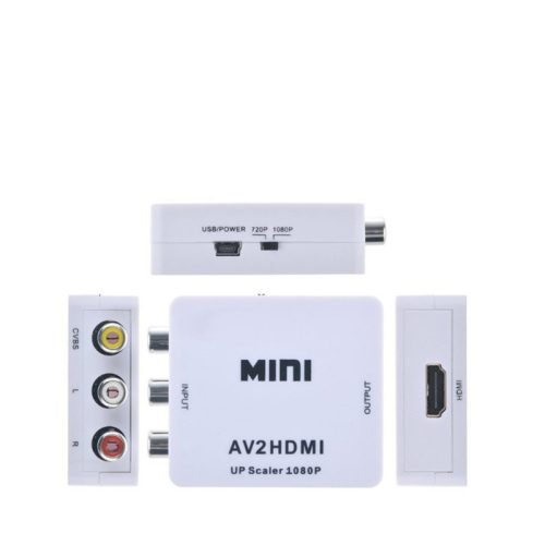 Trusty kompozit videó 3 RCA bemenet - HDMI kimenet átalakító konverter (KS-010)