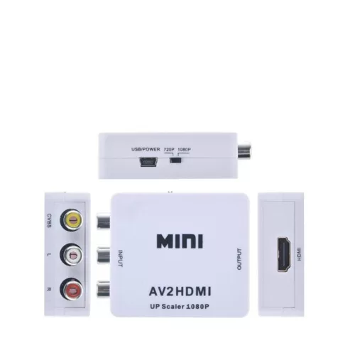 Trusty kompozit videó 3 RCA bemenet - HDMI kimenet átalakító konverter (KS-010)