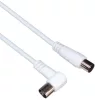 PremiumCord 90 fokos Koax M/F kábel 5m (KTMF05U)