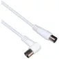 PremiumCord 90 fokos Koax M/F kábel 20m (KTMF20U)
