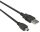 PremiumCord USB 2.0 - mini USB kábel fekete 2m (KU2M2A)