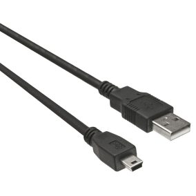 PremiumCord USB 2.0 - mini USB kábel fekete 3m (KU2M3A)