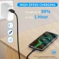 PremiumCord USB C  - USB 3.2 Gen 2 60W 10Gbit/s kábel 0.5m fehér (KU31CK05W)