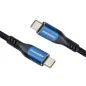 Premiumcord USB C 3.2 Gen 2X2 20Gbp/s kábel 1m (KU31CRY1)