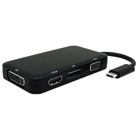 Premiumcord USB C - 2X HDMI + DP+ DVI + VGA konverter (KU31DOCK10)